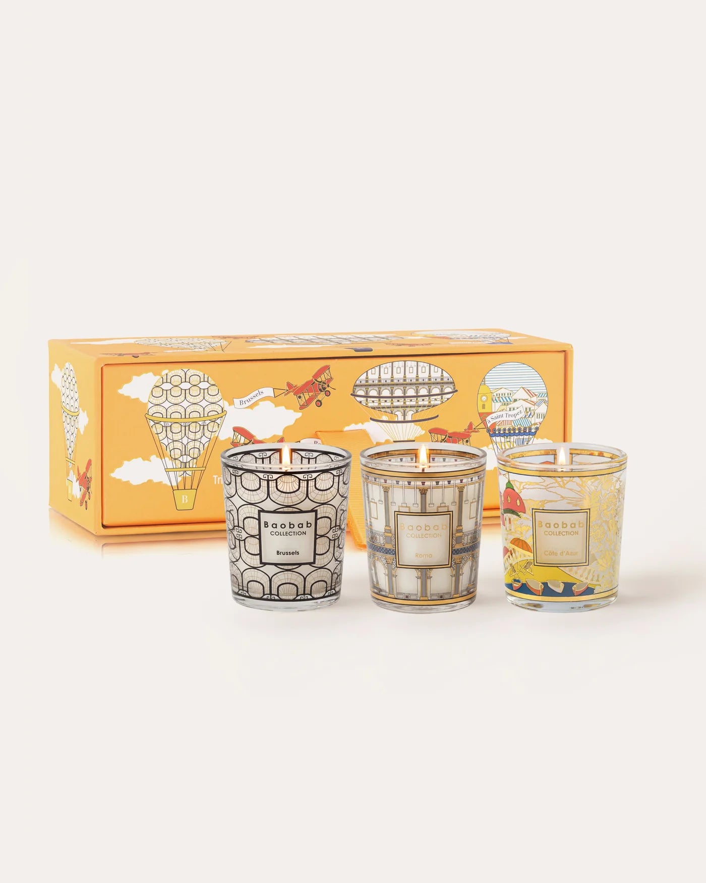 Baobab Trio Travel Candles